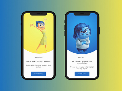 Flash Message - Daily UI #11 branding dailyui design disney figma flashmessage graphic design illustration insideout logo mobileapp pixar ui uichallenge ux vector