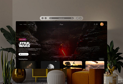 Apple VR - Flux app apple vr clean design exploration figma ui user experience ux virtual reality vr
