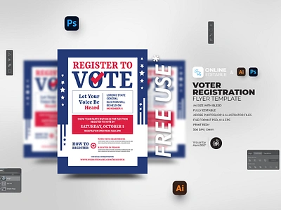 Voter Registration Flyer aam360 aam3sixty awareness campaign campaign flyer election election template flyer template political awareness registration to vote flyer registration to vote template resistration to vote vote vote drive vote flyer vote template voter drive voter registration voter registration flyer voter registration template