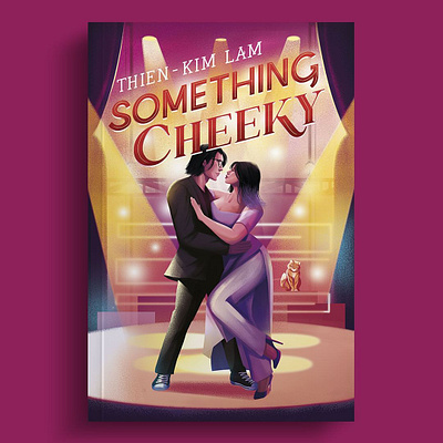 Something Cheeky X Andressa Meissner book cover characters design publishing romance