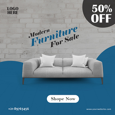 Furniture Poster Graphic Design branding concept design furniture graphic design illustration