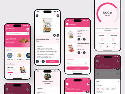 UI Design - Food Store App (FOOOODY) 3d animation branding graphic design logo ui