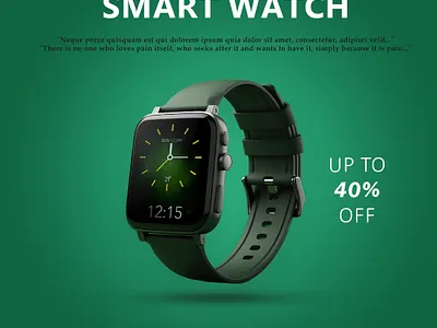 SMART WATCH POSTER DESIGN branding concept design fashion graphic design watch