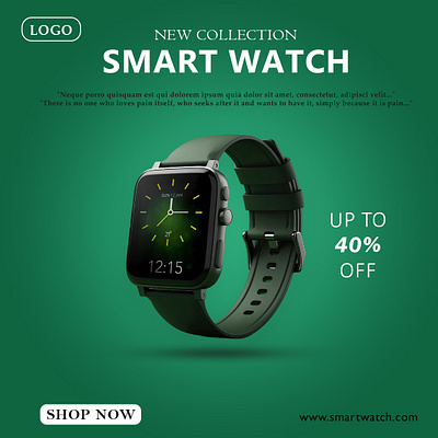 SMART WATCH POSTER DESIGN branding concept design fashion graphic design watch