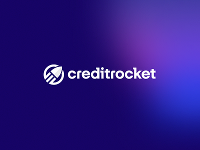 CreditRocket branding design graphic design icon illustration logo product design saas startup typography ui vector website