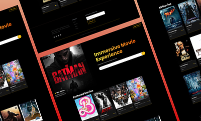 Movie App appdesign appinterface cleandesign creativeui darkmode interactiondesign lightmode minimalui mobileappdesign moderndesign movieapp moviedatabase movieui productdesign responsivedesign uiuxdesign userexperience userinterface webappdesign