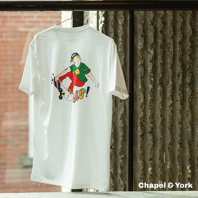 Chapel&York T-Shirt Illustration Collaboration artwork character cloth collaboration design drawing fashion goods graphic design illustration korean t shirt