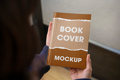 Book Cover Mockup book branding cover design graphic design logo mockup product