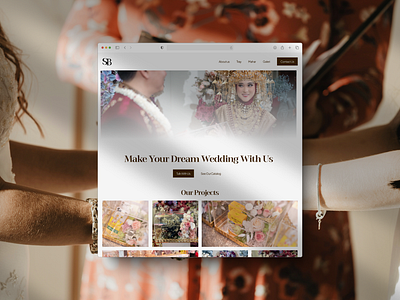 Seserahan Bilbo Web ui ui design uiux design website wedding