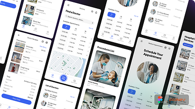 🥼 Medical appointment Screen by econev app appointment branding design econev evgheniiconev figma graphic design illustration ios lizzardlab logo medical ui ux vector