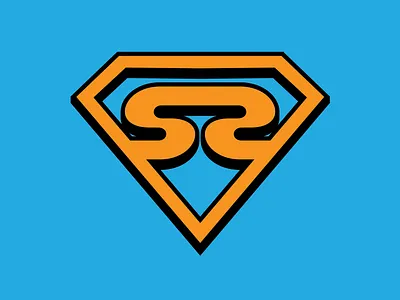 Super Spotless Maid Cleaning Service Logo Branding Concept blue branding clean cleaner cleaning cute design fun funny graphic design happy illustration illustrator logo simple super superman vector visual identity