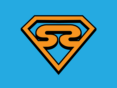 Super Spotless Maid Cleaning Service Logo Branding Concept blue branding clean cleaner cleaning cute design fun funny graphic design happy illustration illustrator logo simple super superman vector visual identity