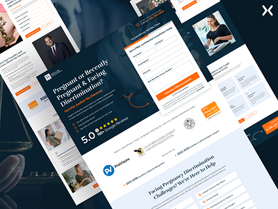 Law Firm Landing Page attorney case design dribbble shot landing page design landingpage law firm law firm landing page lawyers lead generation leads legal services ui ux web design