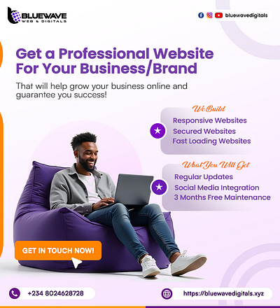 Website Design Service Flyer banner branding design flyer flyer design graphic design illustration logo ui website flyer