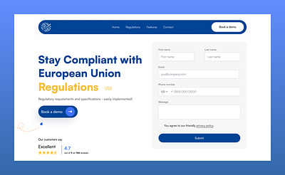 Simplifying Compliance with Smart UI/UX clean design clean website design design landing landing page modern modern design modern website pag ui ui design ux ux design website website design