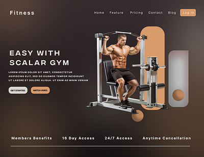 Fitness web banner ui design banner figma figma designer fitness gym ui design ui ux user interface website banner workout