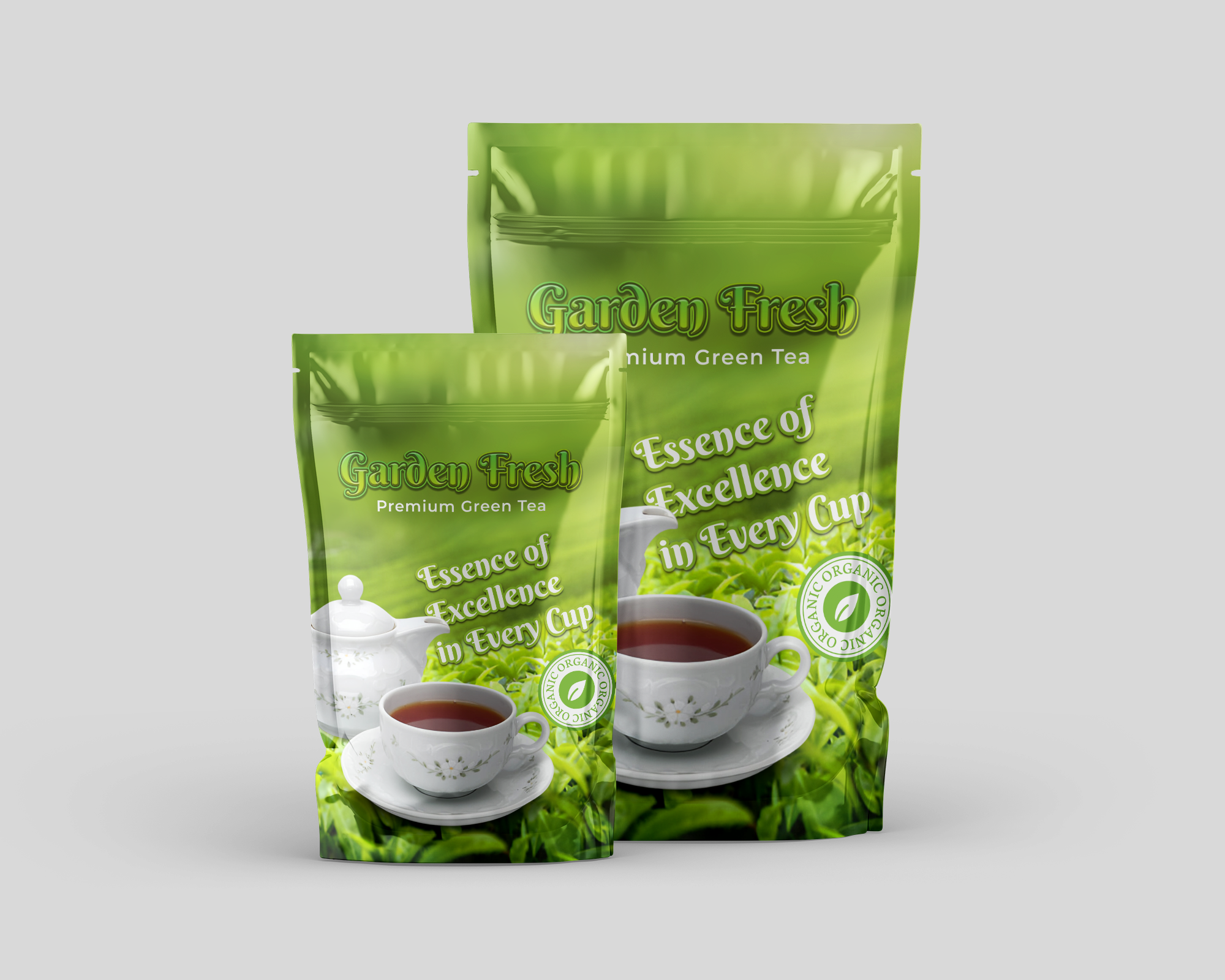 Tea packaging / standup pouch pdesign branding design doypack design graphic design graphic designer logo packaging packaging design product product design product label design social media post