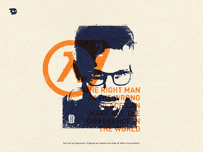 Half Life 2 Anniversary Poster Design ar fan art fanart game gaming gritty half life half life 2 half life 2 anniversary ink lambda poster poster design print rough print shirt stamp typography vintage vr