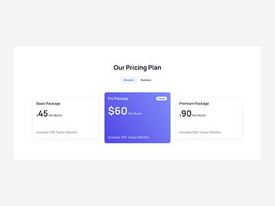 Scaled pricing card clean e commerce pricing minimalist price price plan pricing card pricing page pricing table service subscription plan ui uniqness