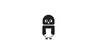 Penguin Logo Mark branding graphic design logo