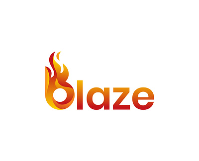 Blaze Wordmark Logo Desgin blaze blaze logo branding business logo fire logo graphic design identity inspiration inspirational logos lettermark logo logo logo design logos professional logo spark word mark