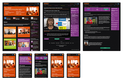 Solace learning platform design mobile first ui user experience ux website