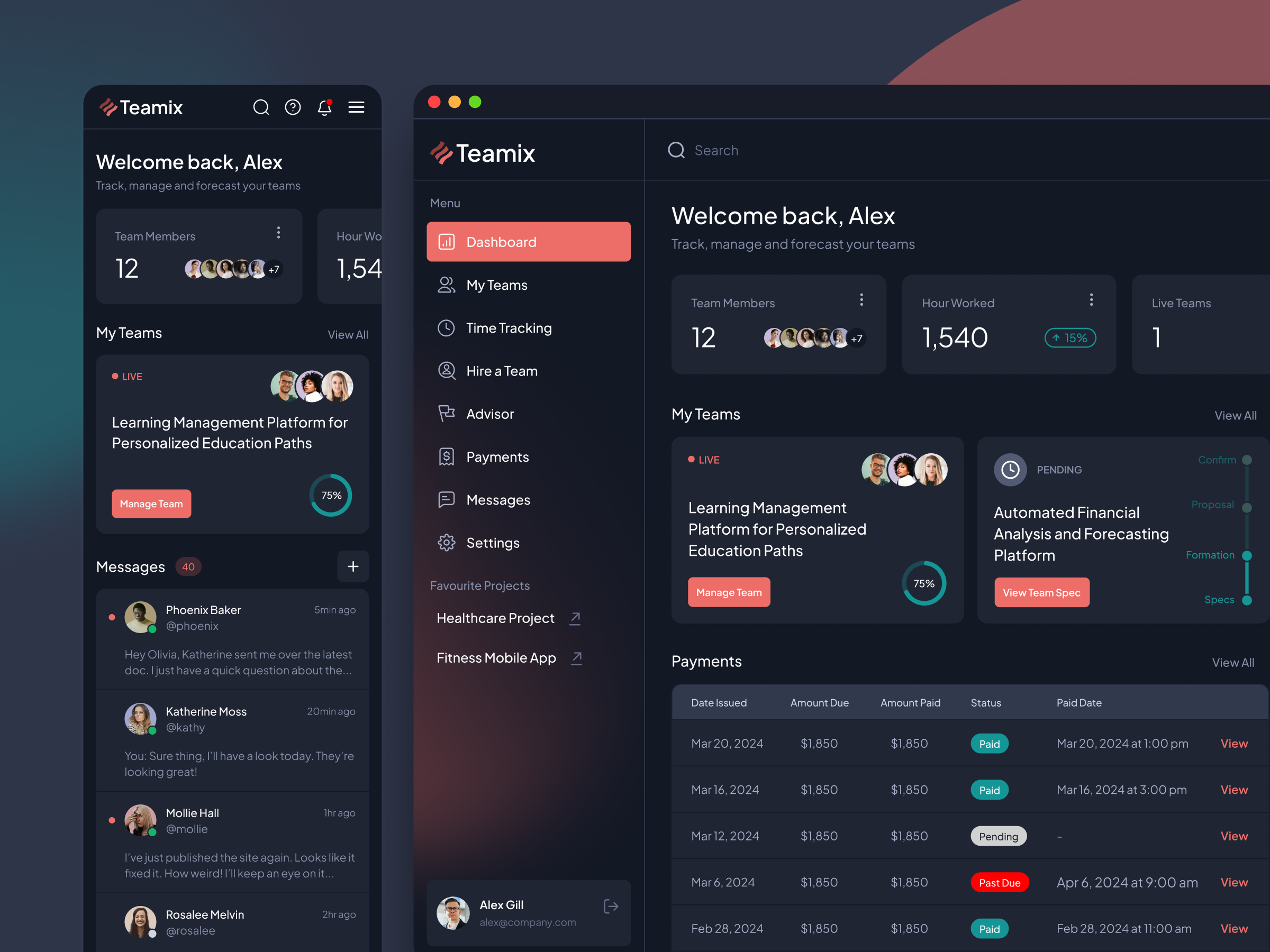 Example of Web Application Design