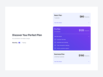 Vertical accordion pricing plans clean e commerce pricing minimalist price pricing card pricing page pricing table pricing website saas pricing subscription plans ui uniqueness ux