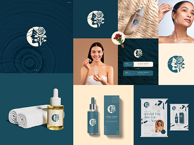 Bloom & Grace: Cosmetic logo brand identity brandidentity branding creative design flat graphic design icon illustration logo logo design logobrand logoconcept logomaker logos logotype mascot minimal minimalist smallbusiness