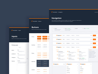 FestivalNet - Design System button components design system documentation field handoff input navbar navigation redesign system