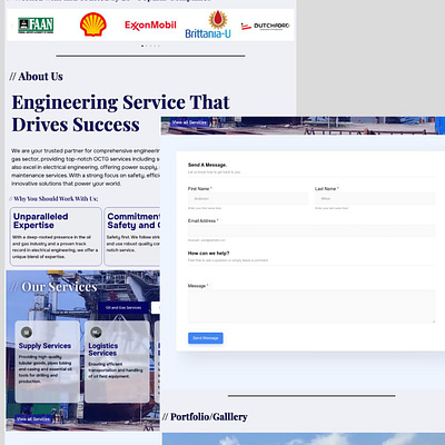 Engineering Company Website engineering website website website design