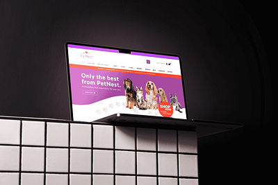 Pet Store Landing UI Design branding design landingpage petlove petstore photoshop promotion ui uiux userexperience userinterface