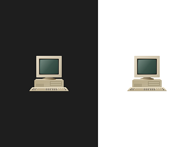 Retro Computing - Icons Set computer figma icons iconset ill illustration old pc retro system tech technology