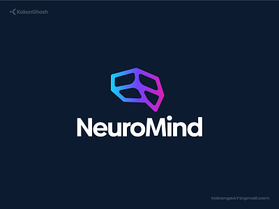 Logo Concept For AI-Powered Neuro Health Startups artificial intelligence brain brand design brand identity branding design health ai logo mind minimal modern logo neuro