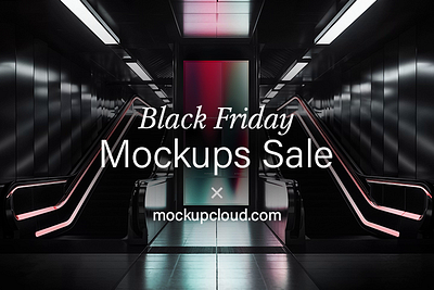 👾 BLACK FRIDAY All Mockups 50% OFF 3d animation black friday book box branding design download free freebie graphic design illustration iphone logo mockup cloud mockupcloud mockups motion graphics sale ui