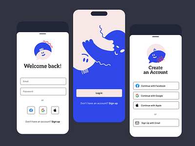 MeMe- Sign up Page explore figma login page mobile ui signup page ui