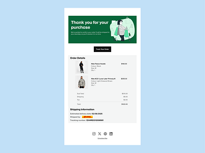 017 - Purchase Receipt daily ui design email purchase receipt receipt ui