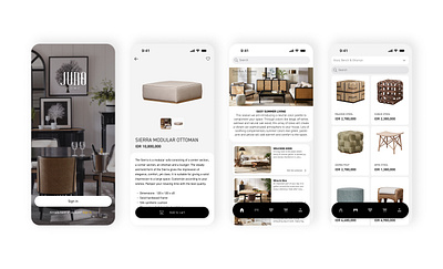 Furniture Mobile Application Design Concept design furniture mobile app graphic design mobile app ui user interface