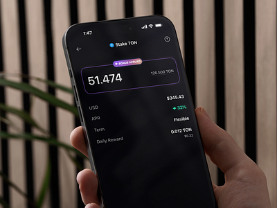 Crypto Staking app design apr crypto crypto design defi defi app staking token ui uiux we web3 web3 design