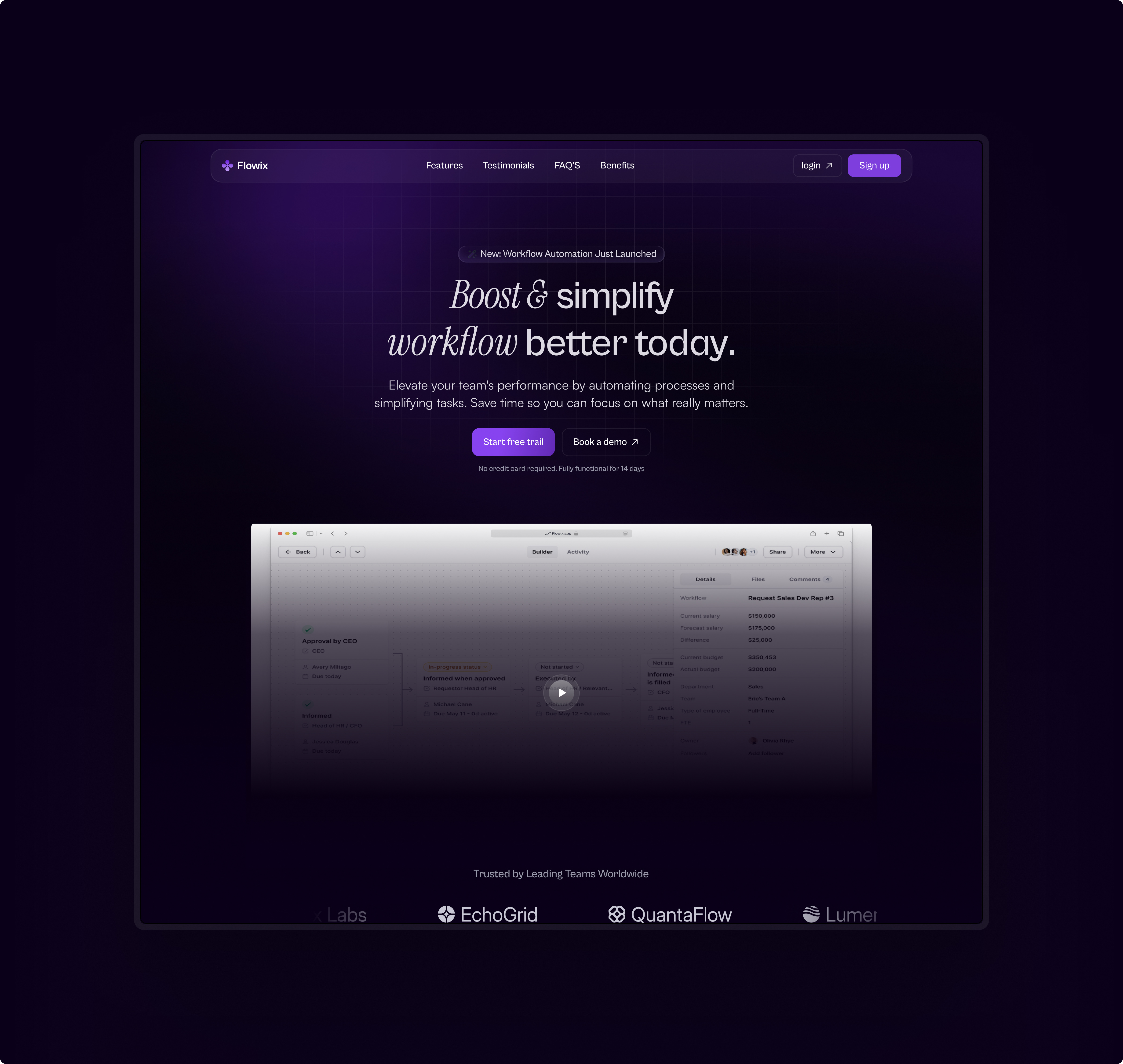SaaS Landing hero section hero section landing page product design saas ui ui design web design