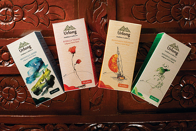 Package Design for Tea Brand graphic design illustration packaging