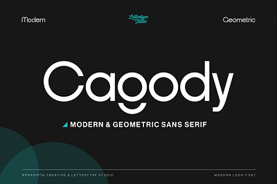 Cagody Modern & Geometric Sans Serif displaysansserif