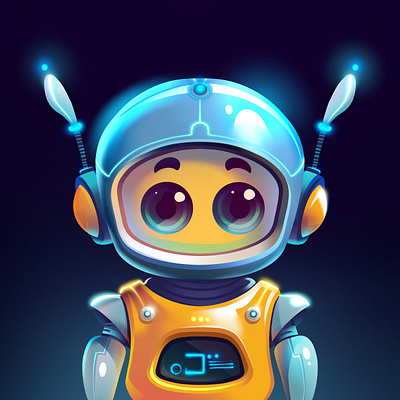 Bits bot character design freelance illustrator illustration illustrator nft pfp robot