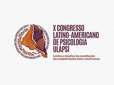 X Latin American Congress of Psychology america latina congress congresso graphic design illustration indigenous peoples latinamerica logo logo design povos originários povos tradicionais psicologia psychology ulapsi