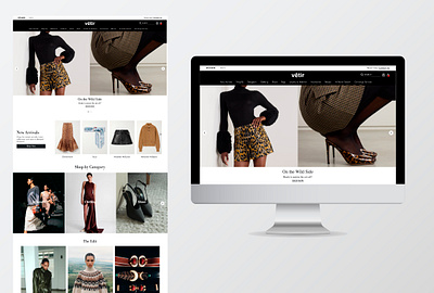 E-commerce Website Design branding ecommerce fashion fashion ecommerce fashion website fashion website screen styling ui ui design uiux ux design website ui
