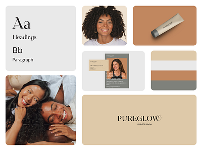 Pureglow – Natural, Elegant, and Radiant branding dentist dentistry design doctor graphic design health healthcare logo medical medical web medicine ui ux