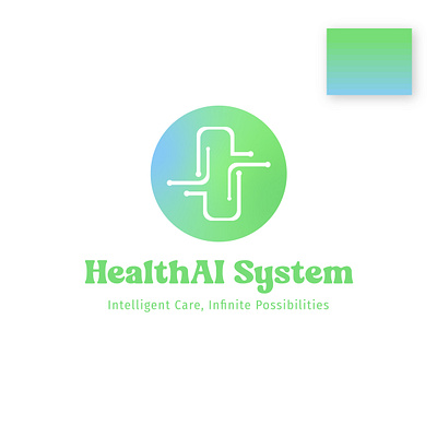 HealthAI System Brand Logo Design adobe creative suite adobe illustrator branding creative design design ideas graphic design illustration inspiration design logo design logo ideas modern symbol typography vector vintage