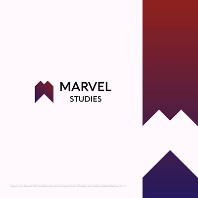 marvel studies logo app avengers logo branding design graphic design icon illustration logo m logo study logo ui ux vector