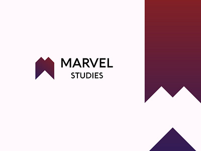 marvel studies logo app avengers logo branding design graphic design icon illustration logo m logo study logo ui ux vector