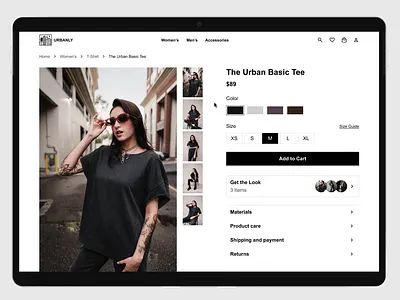 Fashion E-commerce Product page Design appdesign branding darkmodeui design e commerce graphic design illustration landing page logo mobile app prototyping ui ux vector web design wirefreming
